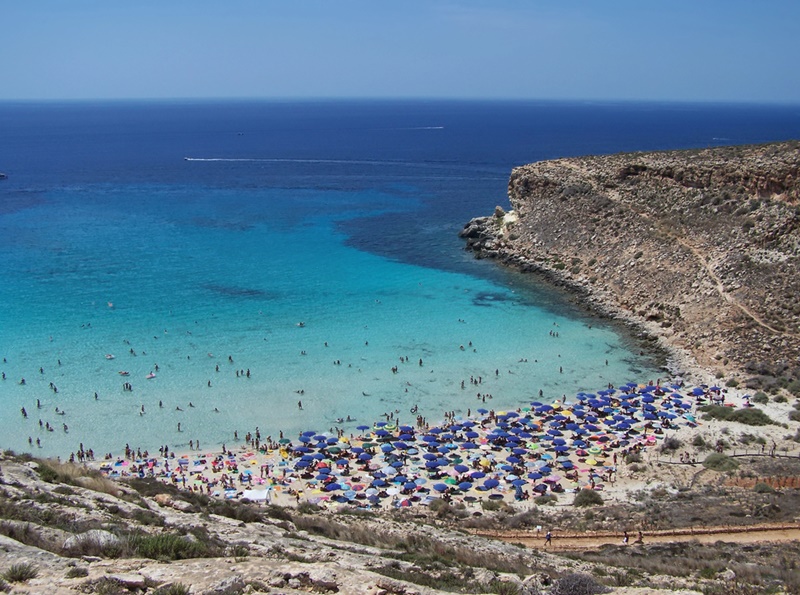 spiaggia dei conigli, lampedusa